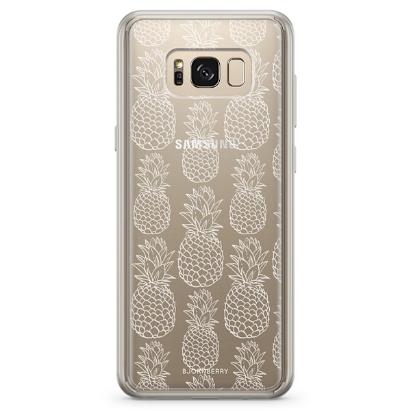Bjornberry Skal Hybrid Samsung Galaxy S8+ - Vit Ananas