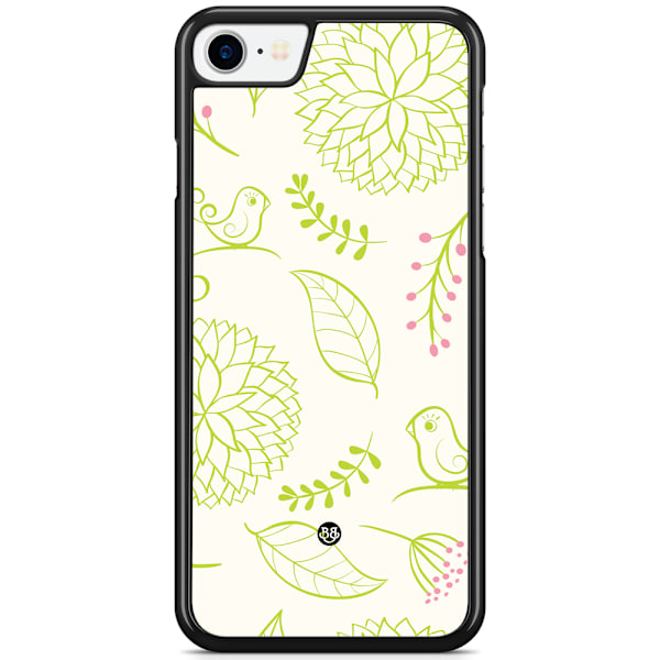 Bjornberry Skal iPhone SE (2020) - Blomster Grön