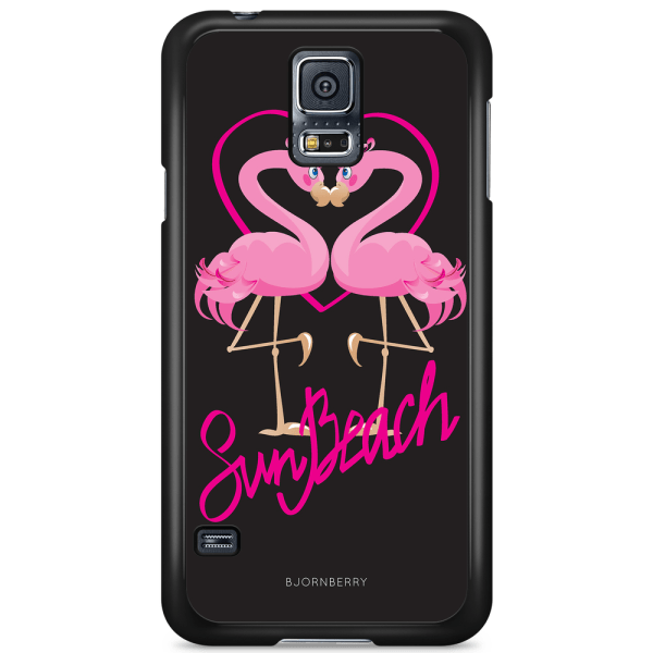 Bjornberry Skal Samsung Galaxy S5 Mini - Sun Beach Flamingo