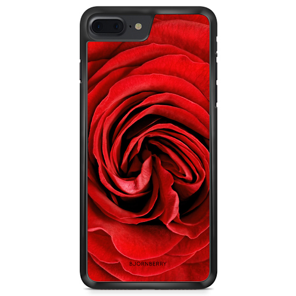 Bjornberry Skal iPhone 8 Plus - Röd Ros