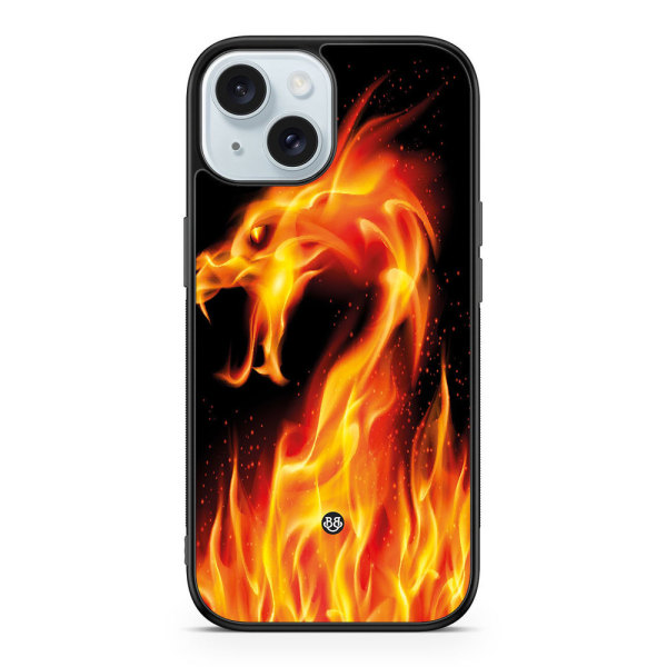 Bjornberry Skal iPhone 15 - Flames Dragon