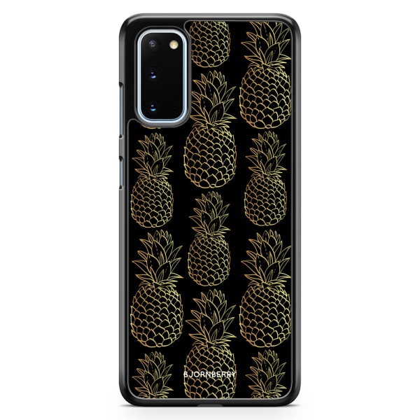 Bjornberry Skal Samsung Galaxy S20 - Guldiga Ananas