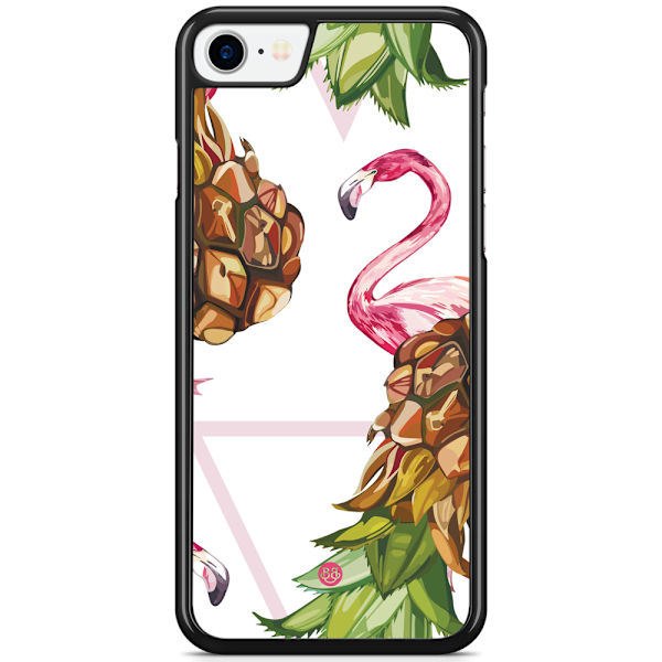 Bjornberry Skal iPhone SE (2020) - Ananas & Flamingo