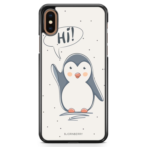 Bjornberry Skal iPhone XS Max - Söt Pingvin