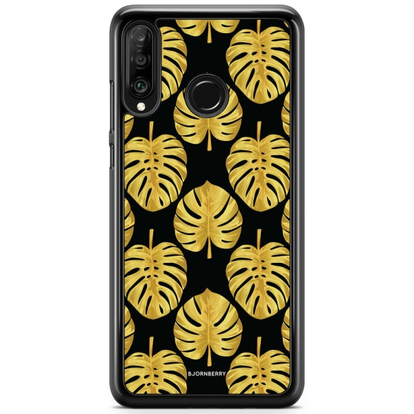 Bjornberry Hårdskal Huawei P30 Lite - Guld Monstera