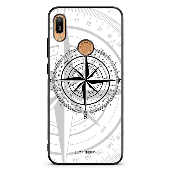 Bjornberry Skal Huawei Y6 2019 - Kompass Vit