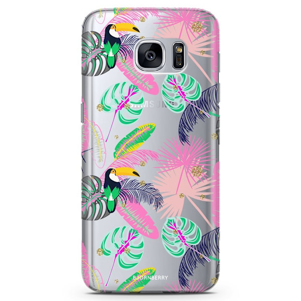 Bjornberry Samsung Galaxy S6 Edge TPU Skal -Tropical Pattern