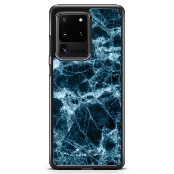 Bjornberry Skal Samsung Galaxy S20 Ultra - Blå Marmor