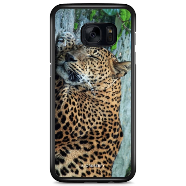 Bjornberry Skal Samsung Galaxy S7 Edge - Sovande Leopard