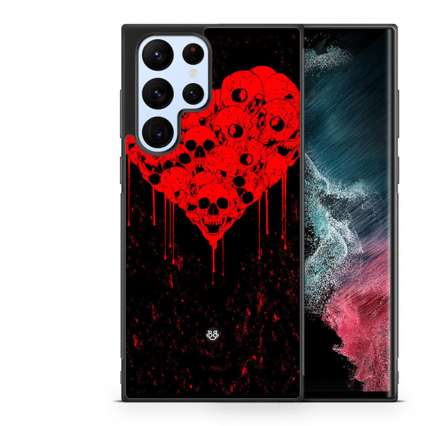 Bjornberry Skal Samsung Galaxy S23 Ultra -Skull Heart