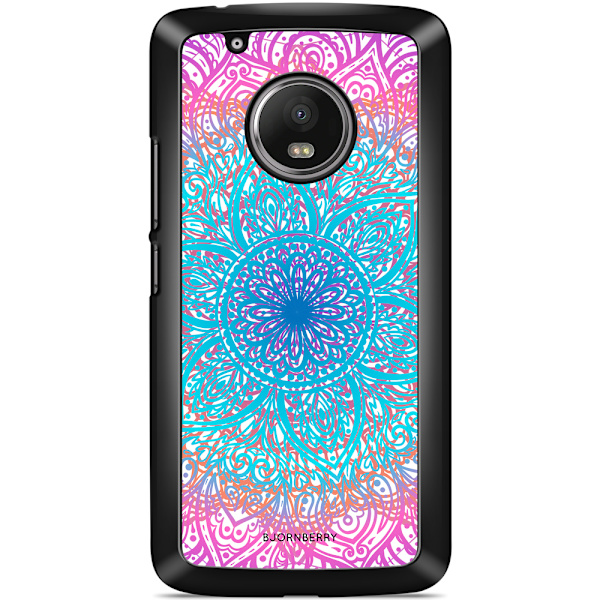 Bjornberry Skal Moto G5 Plus - Pastell Mandala