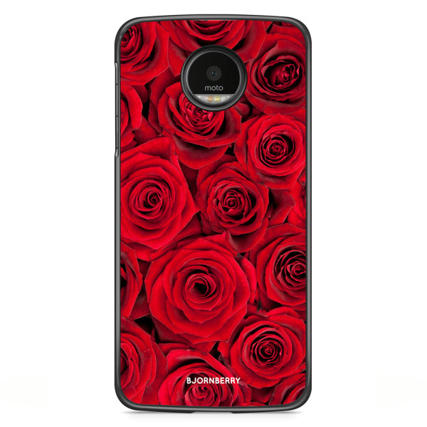 Bjornberry Skal Motorola Moto G5S Plus - Röda Rosor