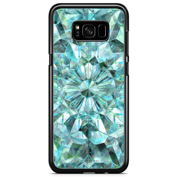 Bjornberry Skal Samsung Galaxy S8 Plus - Gröna Kristaller