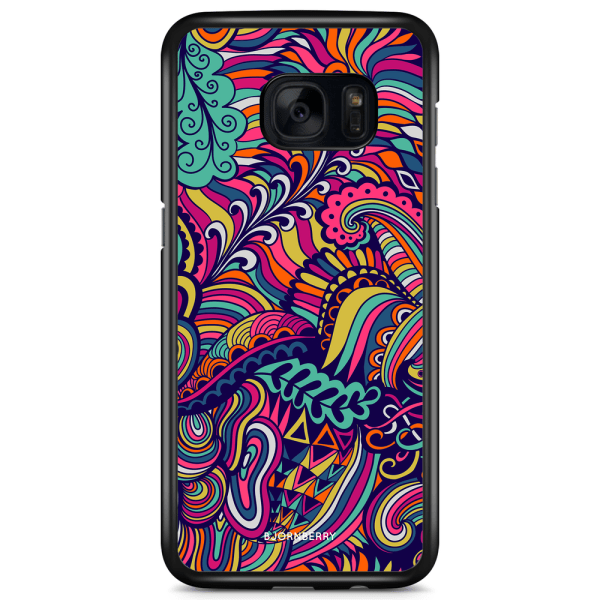 Bjornberry Skal Samsung Galaxy S7 Edge - Abstract Floral
