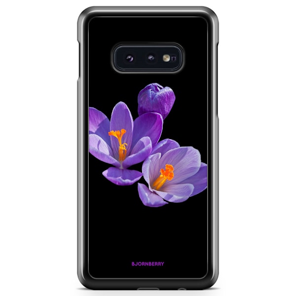 Bjornberry Skal Samsung Galaxy S10e - Lila Blommor
