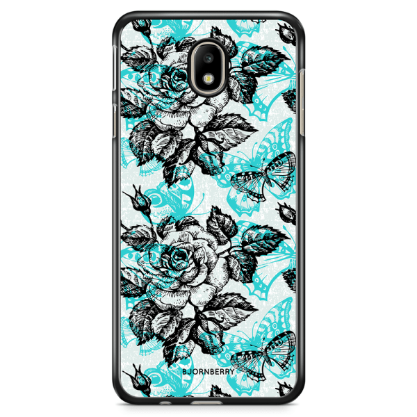 Bjornberry Skal Samsung Galaxy J5 (2017) - Fjärilar & Rosor