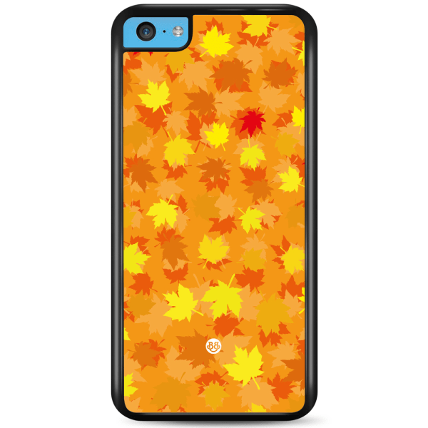 Bjornberry Skal iPhone 5C - Orange/Röda Löv