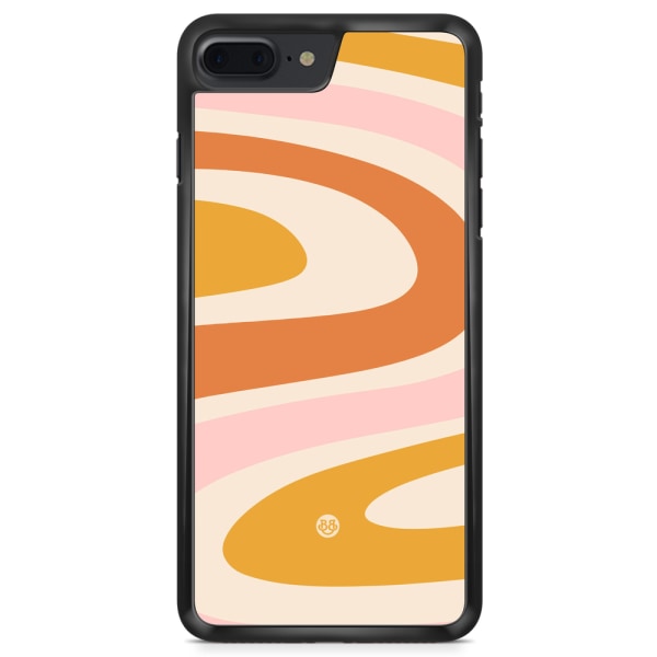 Bjornberry Skal iPhone 8 Plus - Orange 70-tal