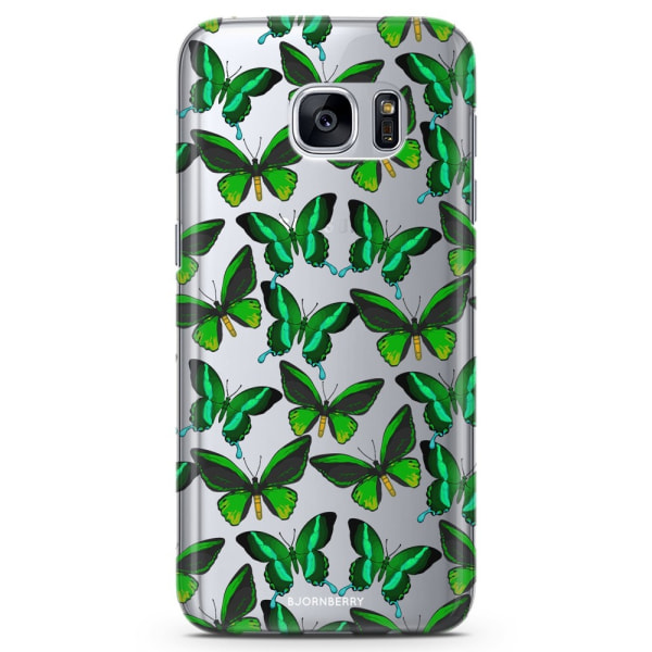 Bjornberry Samsung Galaxy S7 TPU Skal - Fjärilar