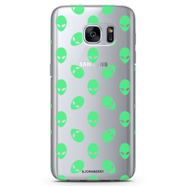 Bjornberry Samsung Galaxy S7 Edge TPU Skal -Alien