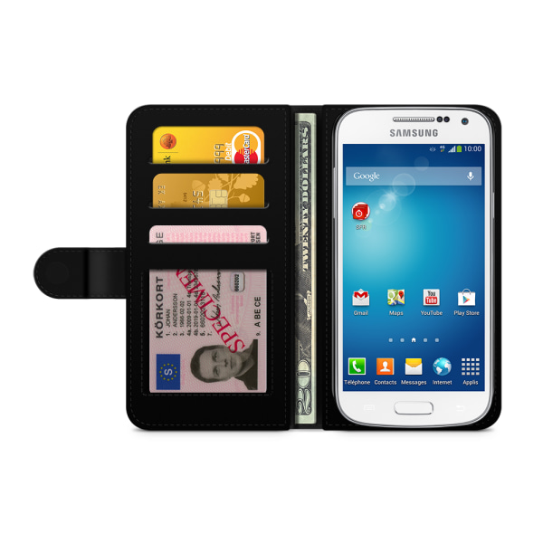 Bjornberry Fodral Samsung Galaxy S4 Mini - Panter Mönster