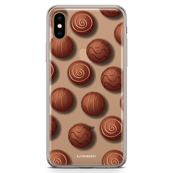 Bjornberry Hybrid Skal iPhone Xs Max  - Choklad