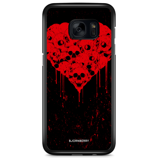 Bjornberry Skal Samsung Galaxy S7 Edge - Skull Heart