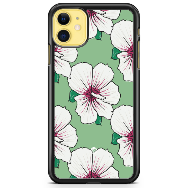 Bjornberry Hårdskal iPhone 11 - Gräddvita Blommor