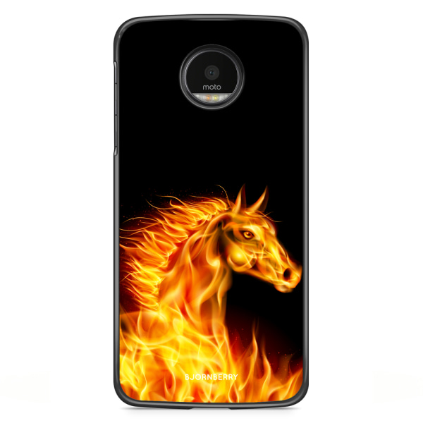 Bjornberry Skal Motorola Moto G5S Plus - Flames Horse