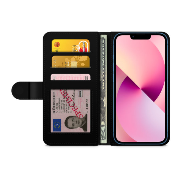 Bjornberry Plånboksfodral iPhone 13 Mini - Ananas & Flamingo