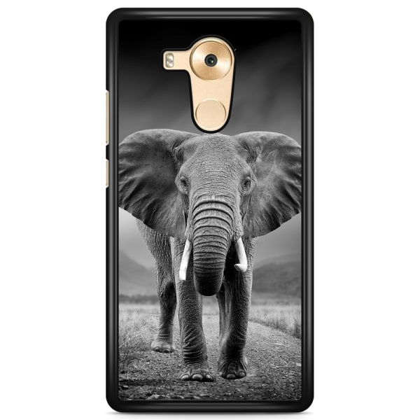 Bjornberry Skal Huawei Mate 9 Pro - Svart/Vit Elefant