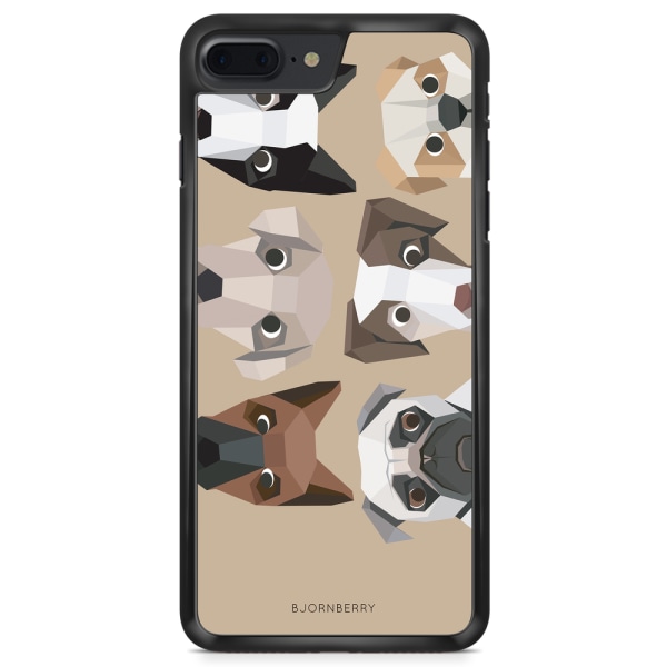 Bjornberry Skal iPhone 8 Plus - Söta Hundar