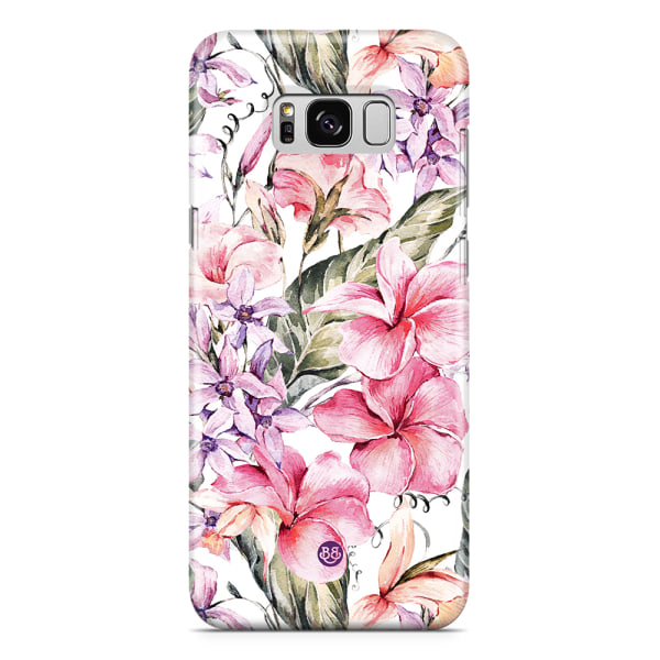 Bjornberry Samsung Galaxy S8 Premium Skal - Watercolor Floral