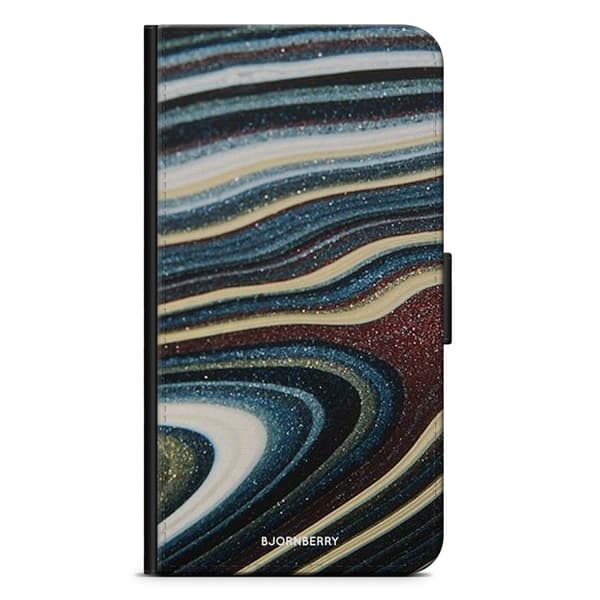 Bjornberry Plånboksfodral iPhone 12 Pro - Malakit Mönster