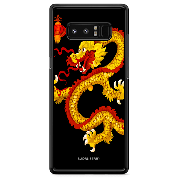 Bjornberry Skal Samsung Galaxy Note 8 - Gul Drake