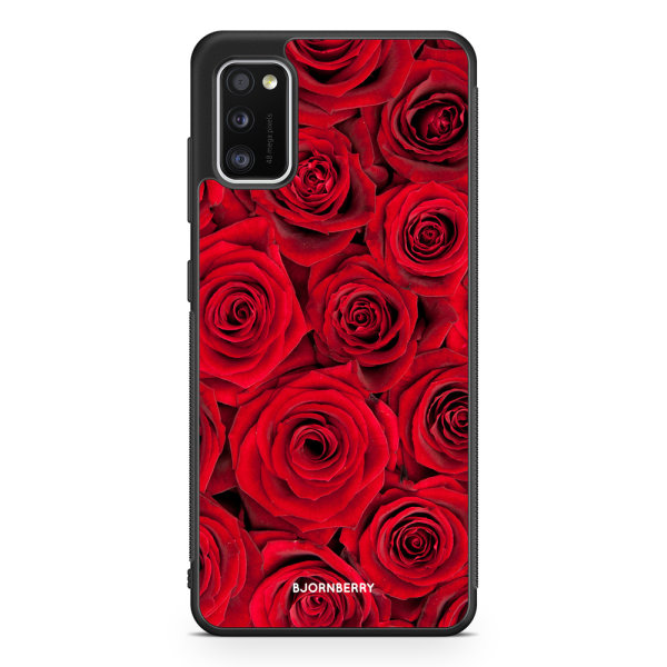 Bjornberry Skal Samsung Galaxy A41 - Röda Rosor