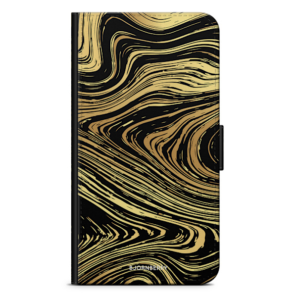 Bjornberry Plånboksfodral Google Pixel 6 - Guld Marmor