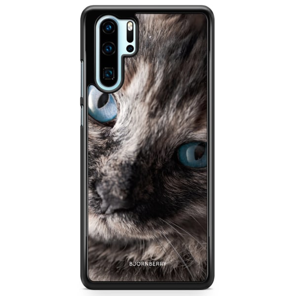 Bjornberry Hårdskal Huawei P30 Pro - Katt Blå Ögon