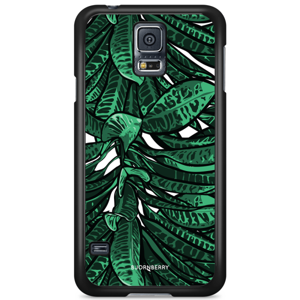 Bjornberry Skal Samsung Galaxy S5/S5 NEO - Tropiska Löv