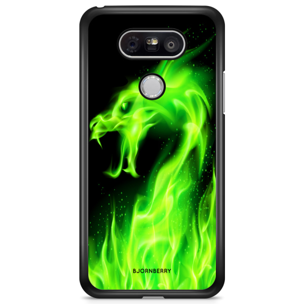 Bjornberry Skal LG G5 - Grön Flames Dragon