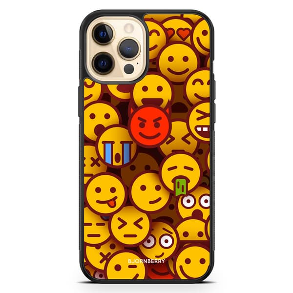 Bjornberry Hårdskal iPhone 12 Pro Max - Emojis