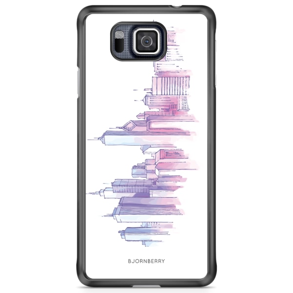 Bjornberry Skal Samsung Galaxy Alpha - Vattenfärg Skyline