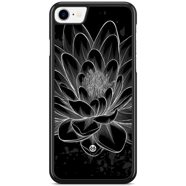 Bjornberry Skal iPhone 8/SE (2020/2022) - Svart/Vit Lotus