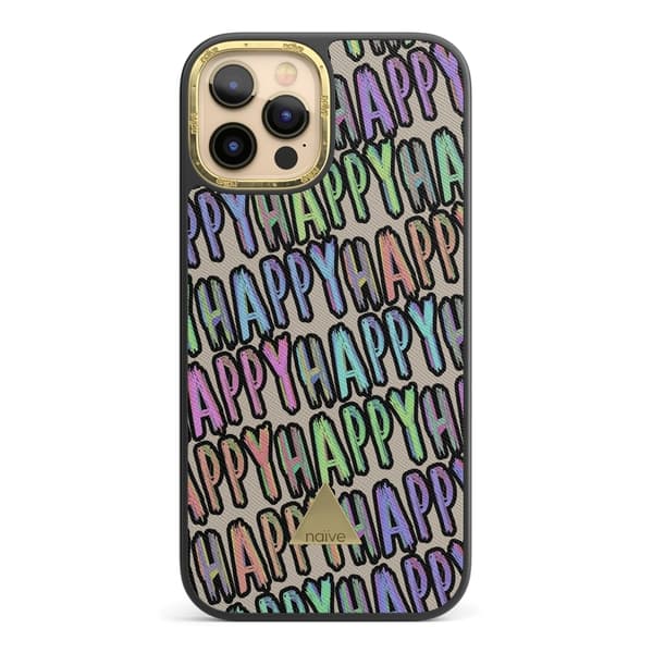Naive iPhone 12 Pro Max Skal - Happy