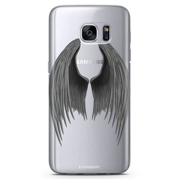 Bjornberry Samsung Galaxy S7 Edge TPU Skal -Ängelvingar