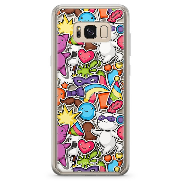 Bjornberry Skal Hybrid Samsung Galaxy S8 - Klistermärken