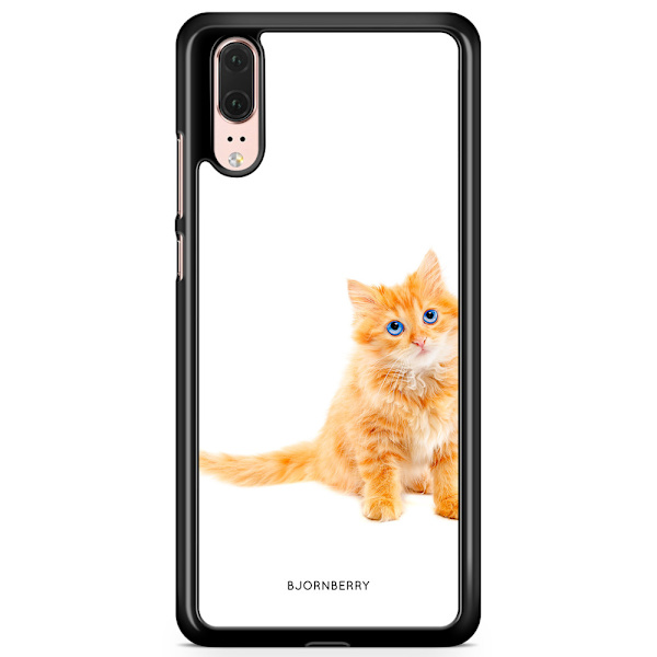 Bjornberry Skal Huawei P20 - Liten Brun Katt