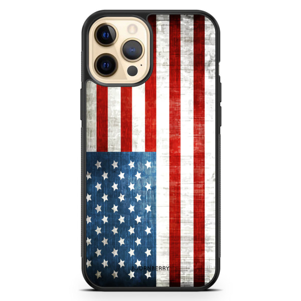 Bjornberry Hårdskal iPhone 12 Pro Max - USA Flagga
