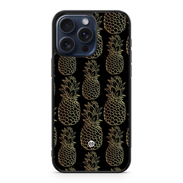 Bjornberry Skal iPhone 15 Pro Max - Guldiga Ananas
