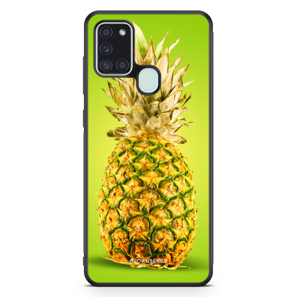 Bjornberry Skal Samsung Galaxy A21s - Grön Ananas